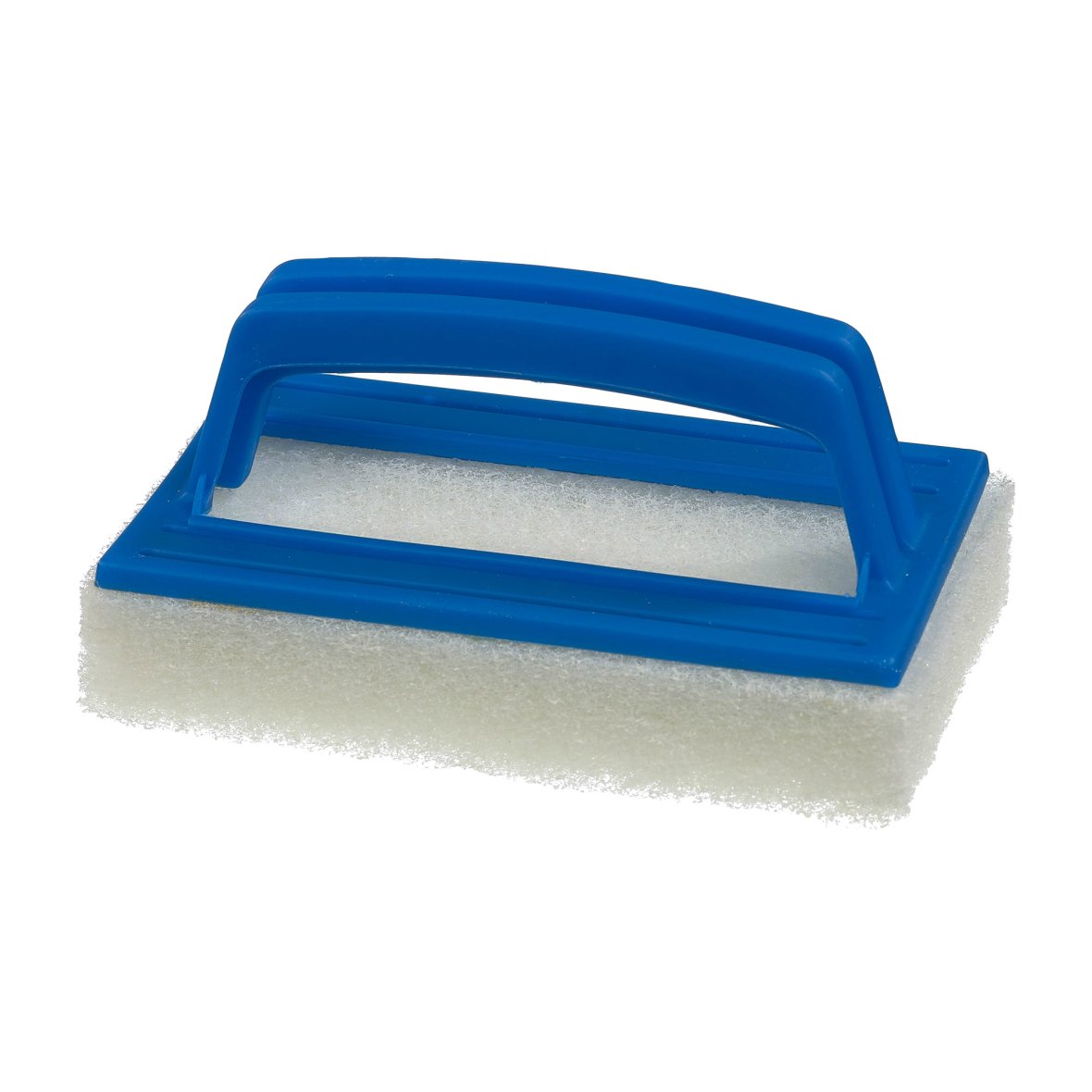 Mega Pool scouring sponge with a handle